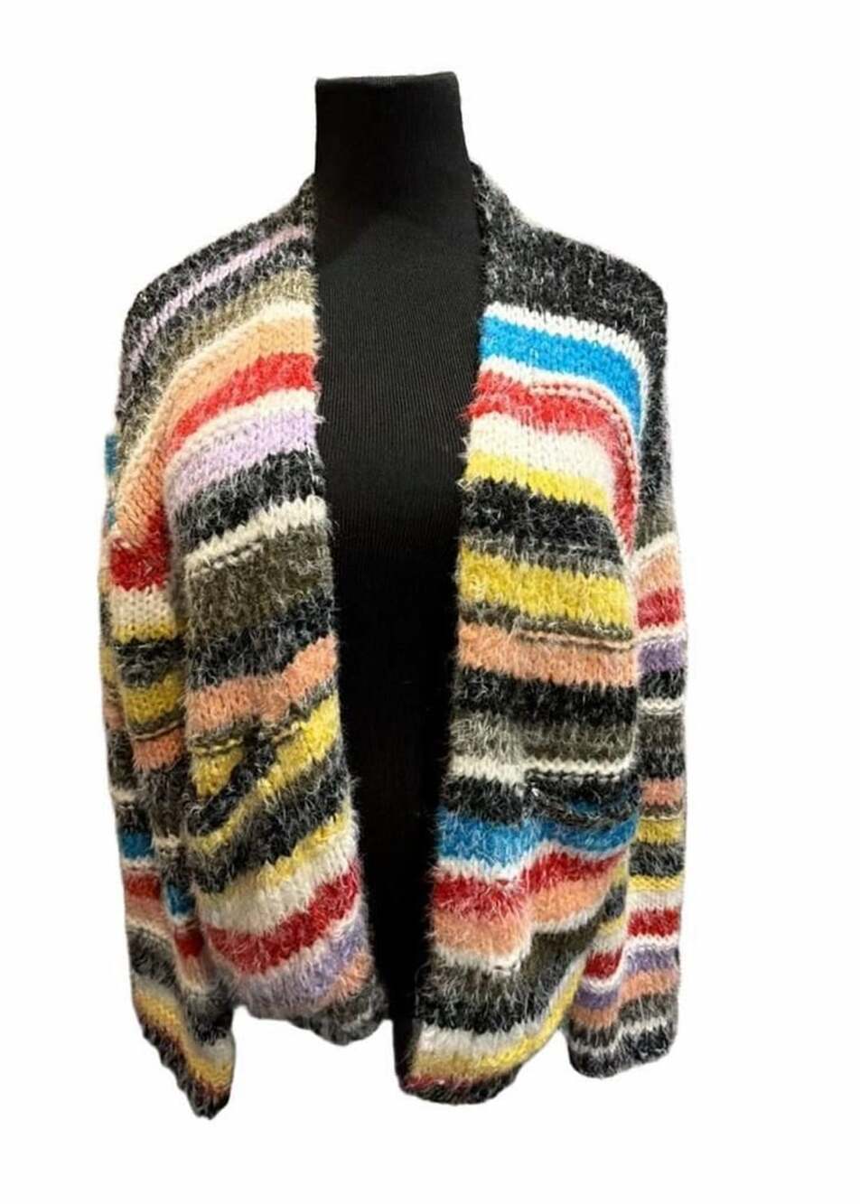 Collection By Cezele Cardigan Size S Multi Color